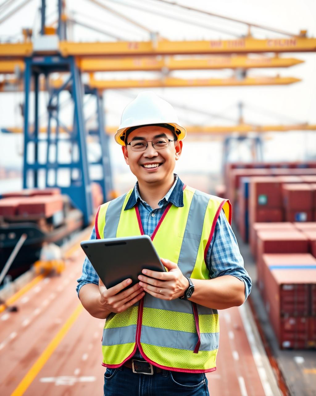 Kỹ sư giám định Alpha Control tại cảng