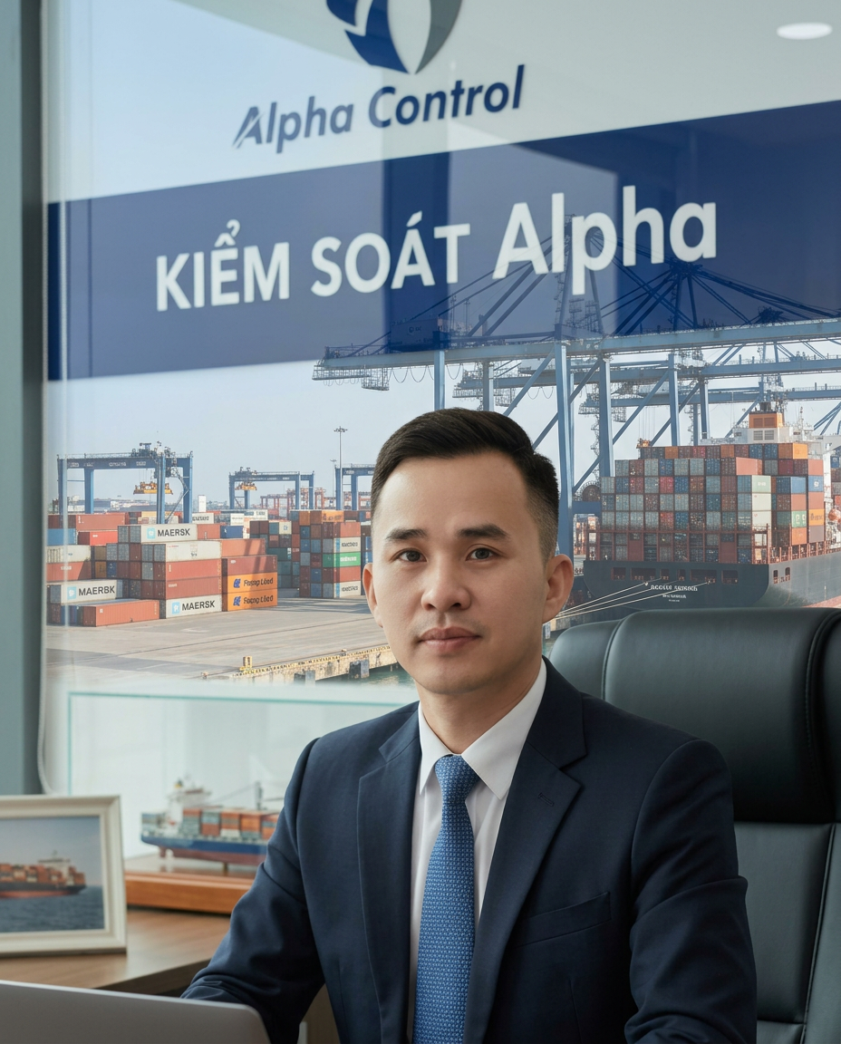 Kỹ sư giám định Alpha Control tại cảng